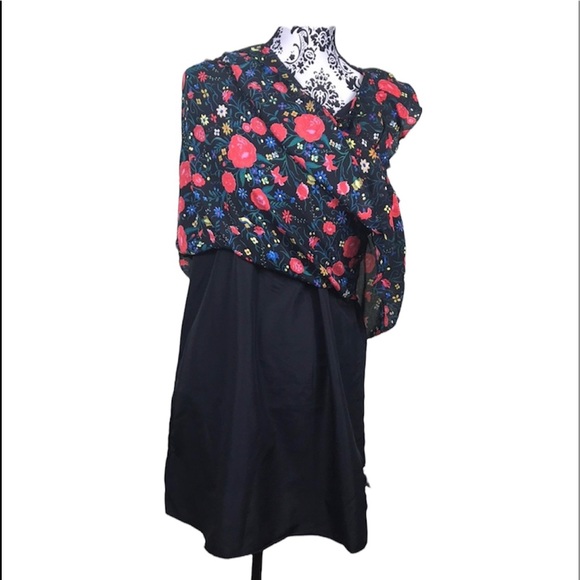 J. CREW Women’s Dress Black Red - Picture 4 of 8